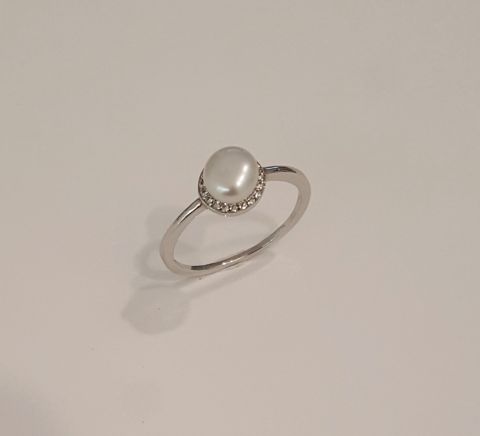 Ring Silver rosette