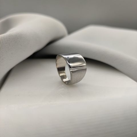 Ring Silver brushed